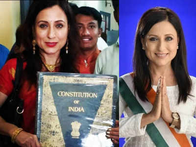 Kishori Shahane shares special throwback photo on Republic Day; says, 'Happy to hold the original copy of Our Constitution Of India'