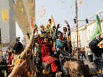 Pictures from tractor rally as farmers take to streets