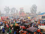 Pictures from tractor rally as farmers take to streets