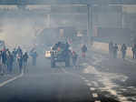 Pictures from tractor rally as farmers take to streets