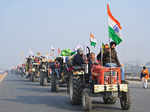 Pictures from tractor rally as farmers take to streets