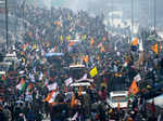 Pictures from tractor rally as farmers take to streets