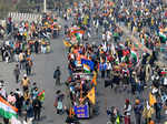 Pictures from tractor rally as farmers take to streets