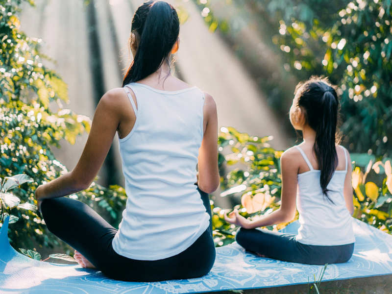How I got my kids to meditate&quot; - Times of India