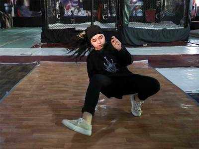 Afghanistan's first female breakdancer sets sights on Paris Olympics