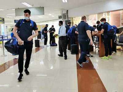 England cricket players arrive in Chennai for Tests against India
