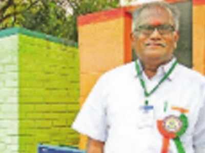 Social worker from Trichy gets Padma Shri for building eco-friendly toilets