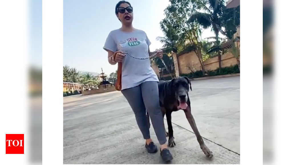 Throwback Thursday Sambhavna Seth shares a photo with pet dog from her