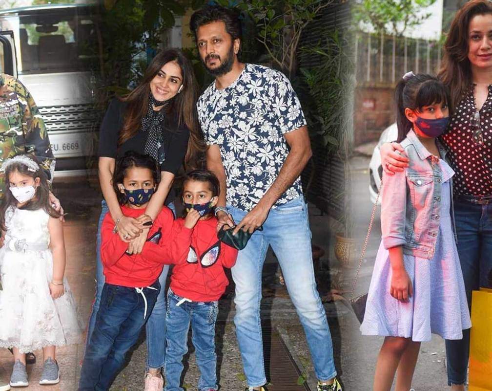 
Karan Johar, Riteish & Genelia Deshmukh, Neelam and other Bollywood celebs seen at Ekta Kapoor’s son’s b’day party with their kids
