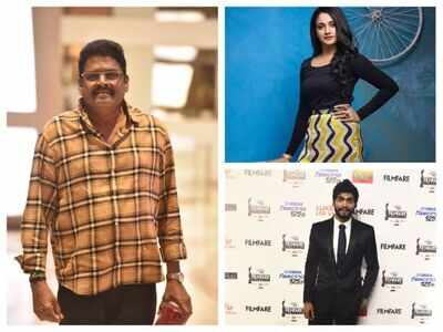 KS Ravikumar, Tharshan and Losliya in Android Kunjappan remake