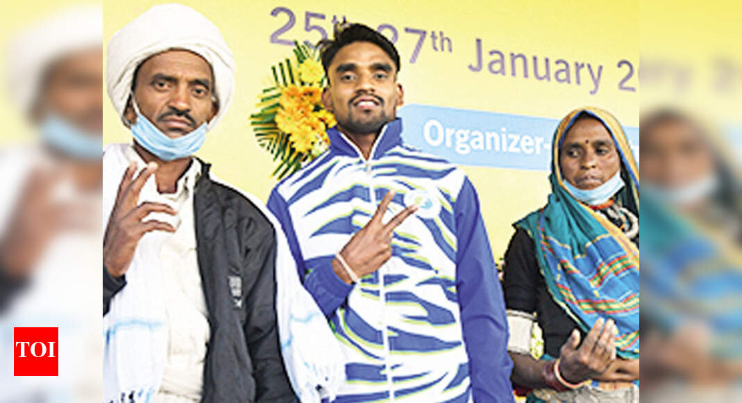 MP Once A Child Labourer Now Champ With 2 National Gold Bhopal News 