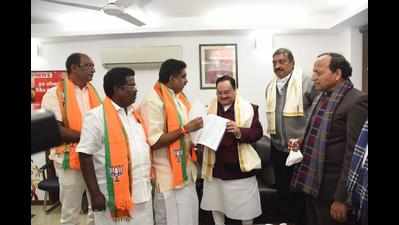 Former Congress minister Namassivayam joins BJP, vows to bring saffron party to power in Puducherry