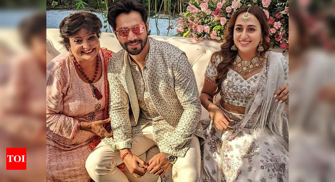 Exclusive! Celebrity mehendi artist Veena Nagda on Natasha Dalal-Varun  Dhawan's wedding: The bride shared ideas for mehendi; the groom got an 'Om'  and 'V heart N' inscribed | Hindi Movie News - Times of India