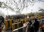 Farmers protest: Clashes break out at Singhu border