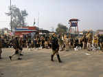 Farmers protest: Clashes break out at Singhu border