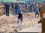 Farmers protest: Clashes break out at Singhu border