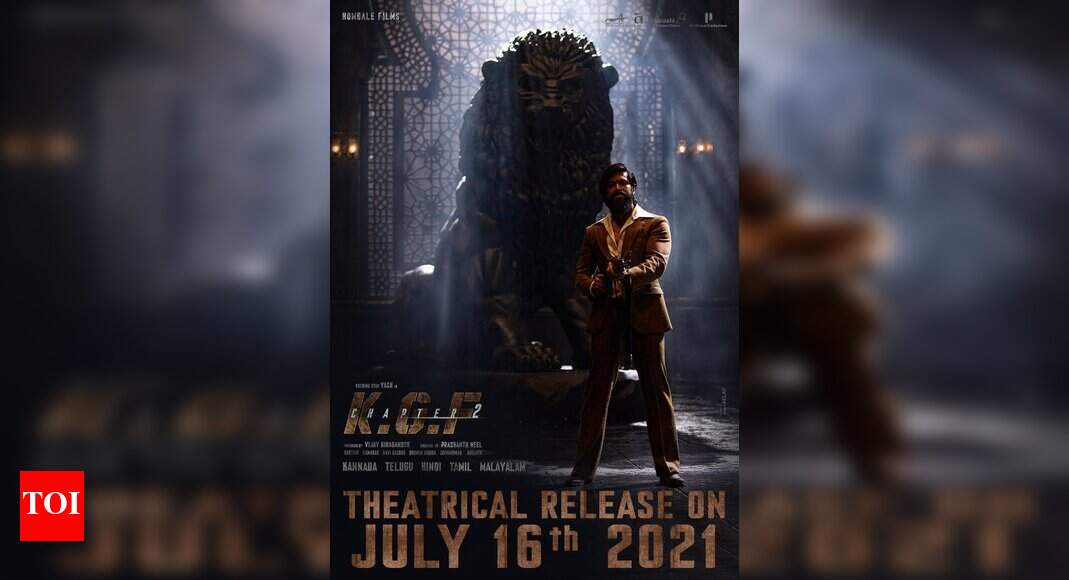 It's out! Yash's kgf: chapter 2 to release on july 16 | kannada movie news - times of india