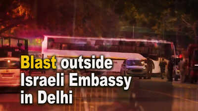 Bomb blast in Delhi: Blast outside Israeli Embassy in Delhi, no ...
