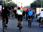 Jaipurites participate in Cycle rally on Republic day to save Ajni Vann