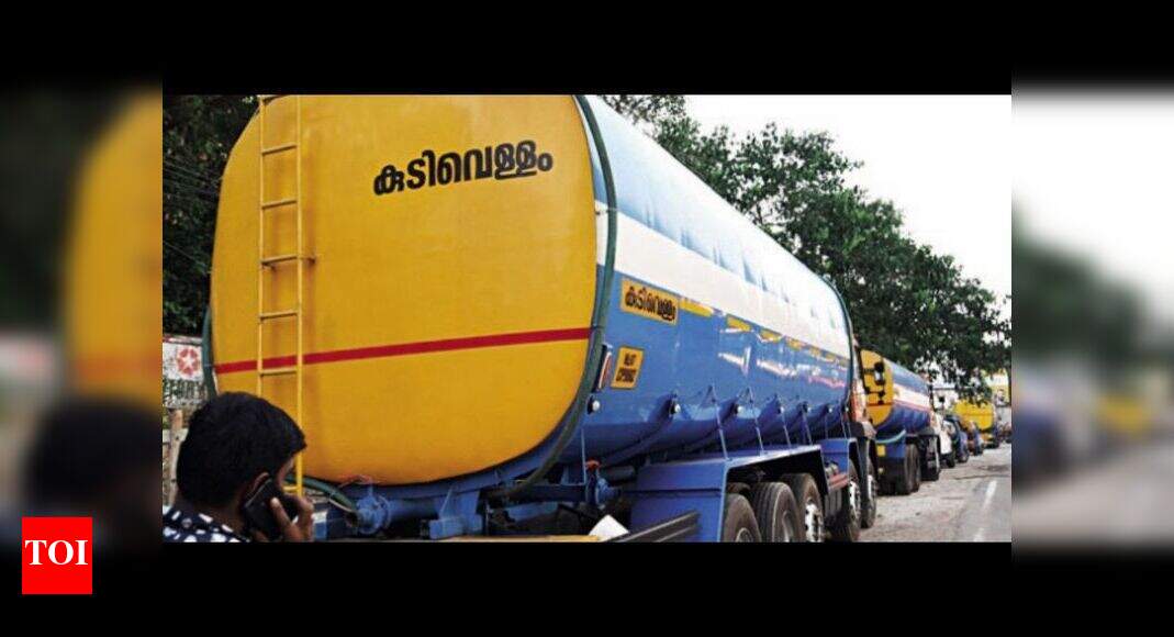 Kochi Drinking water supply using tankers may be hit Kochi News