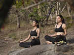 Actresses Meera Sarang and Purva Shinde enjoy outdoor workouts
