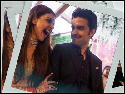 Kajal Aggarwal shares an adorable throwback picture with husband Gautam Kitchlu from their wedding reception