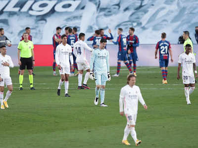 Real Madrid still in title race despite shock Levante defeat, says coach