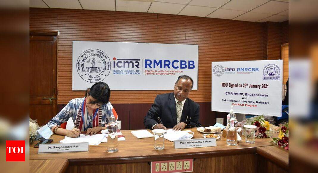 FM University inks MoU with ICMR-RMRC for research – Times of India