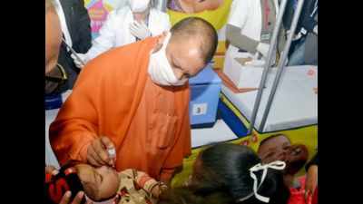 Yogi Adityanath launches pulse polio programme in Uttar Pradesh