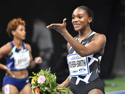 Asher-Smith claims second 60m indoors win in Germany