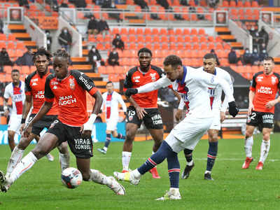 Ligue 1: PSG miss out on top spot with Lorient defeat