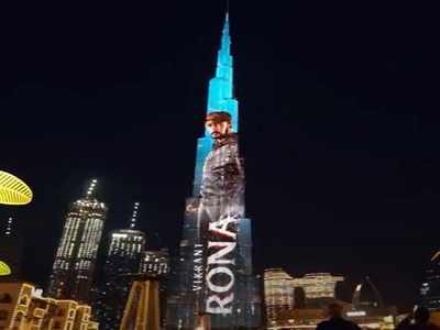 Sudeep thanks fans as Vikrant Rona title is launched on Burj Khalifa