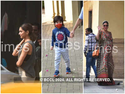 ETimes Papparazi Diaries: Deepika Padukone spotted shooting in the city; Taimur accompanies mommy Kareena Kapoor Khan to attend Amrita Arora’s birthday bash