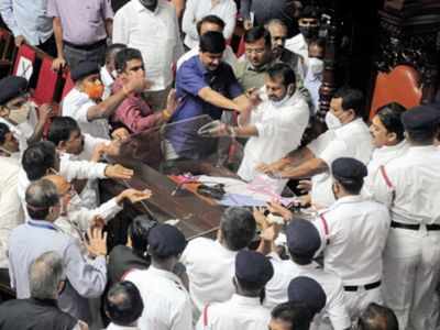 Report on Karnataka council ruckus may be put in cold storage