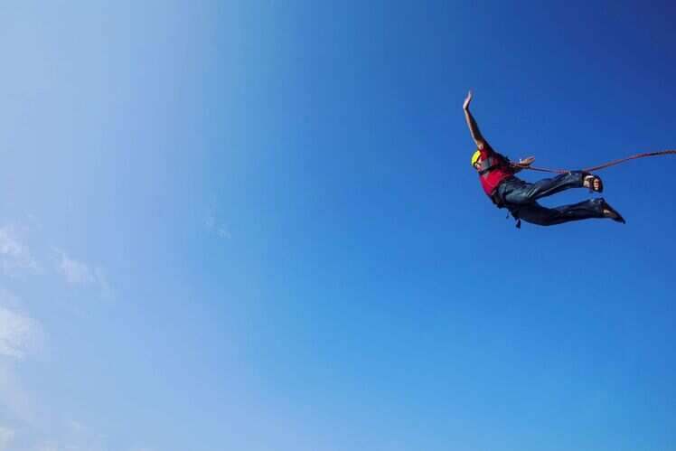 World&rsquo;s highest cliff jump