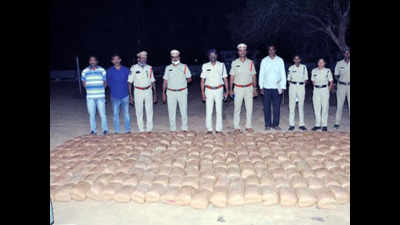 Telangana: Ganja worth Rs 1.2 cr seized in Khammam district