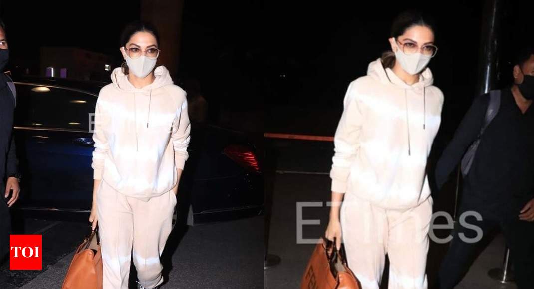 Deepika Padukone wore the comfiest airport look and we're taking