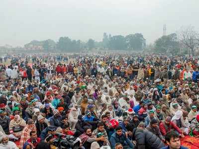 Over 15,000 attend ‘mahapanchayat’ in UP’s Bijnor, farmer leaders from Karnataka & Maharashtra also join them