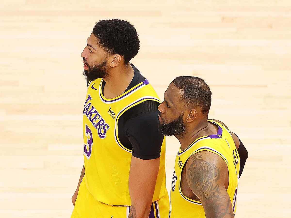 Anthony Davis Lebron James Lead Los Angeles Lakers Over Atlanta Hawks Fans Ejected More Sports News Times Of India