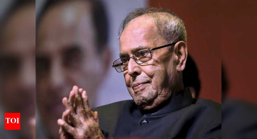 Pranab Mukherjee's diaries may soon be a book - Times of India