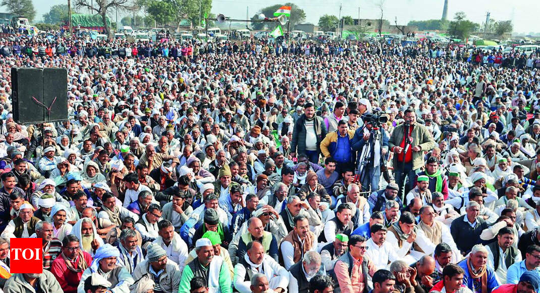 How Farmers Protest Against The 3 New Laws Have Unfolded Over The Months India News Times Of India