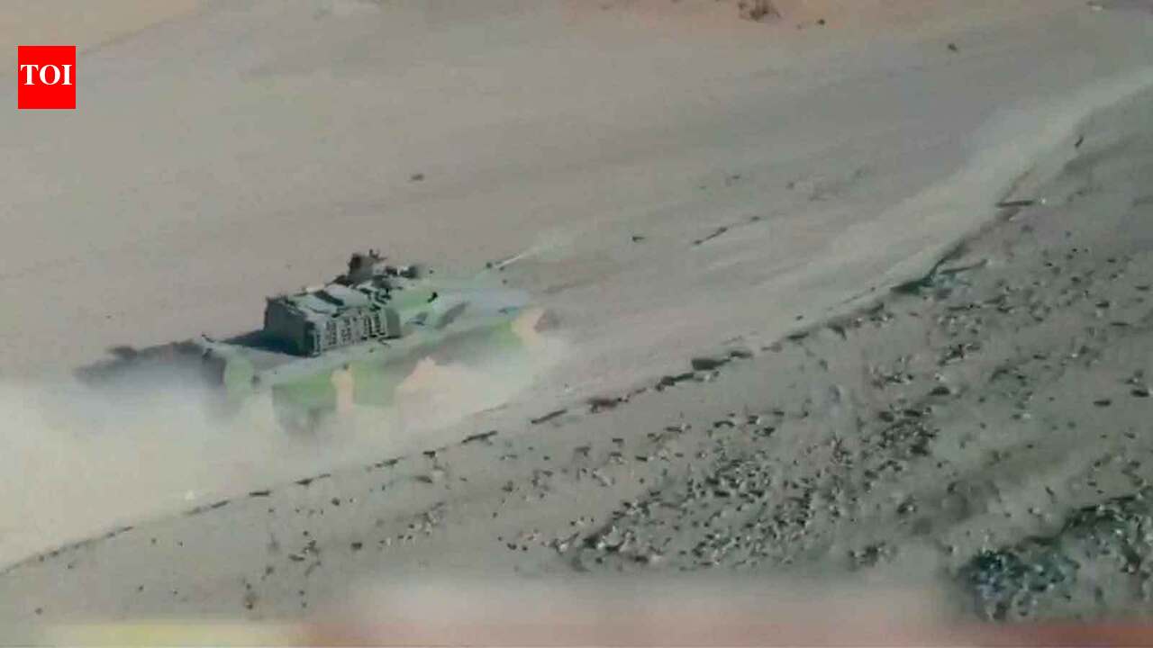 Watch: Video shows Chinese tanks, trucks and troops near LAC