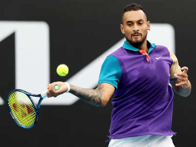 Kyrgios wins in Melbourne on return to tour after nearly a year