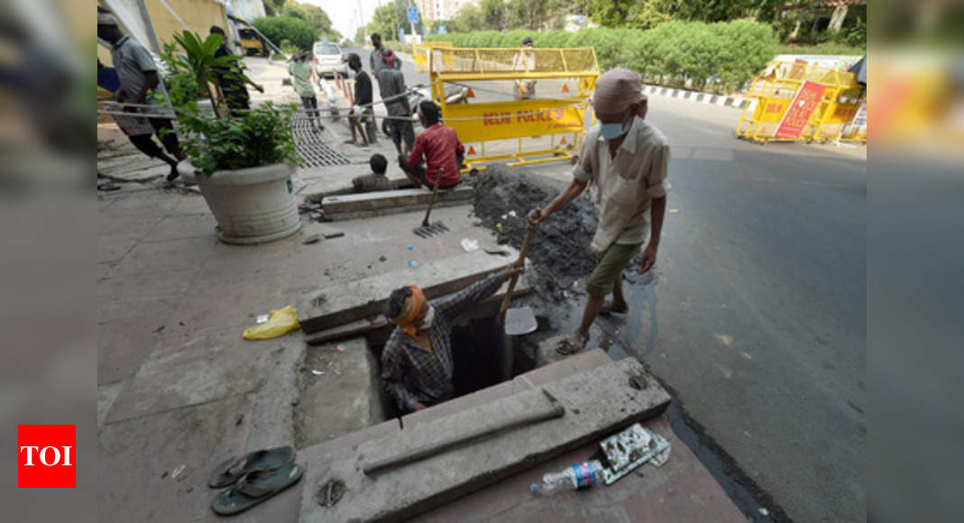 Cleaning Of Sewers And Septic Tanks Claimed 340 Lives In 5 Years India News Times Of India
