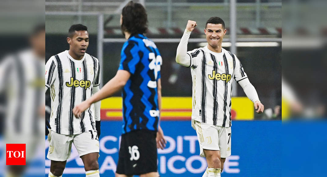 Semifinale di Coppa Italia: doppietta di Cristiano Ronaldo e all’andata la Juventus batte l’Inter per 2-1 |  notizie di calcio