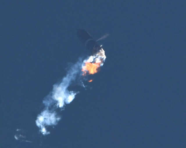 SpaceX Starship prototype rocket explodes on landing after test launch SpaceX Starship prototype rocket explodes on landing after test launch