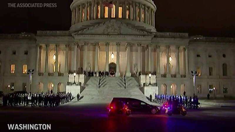 Slain US Capitol officer who died after riot lies in honor