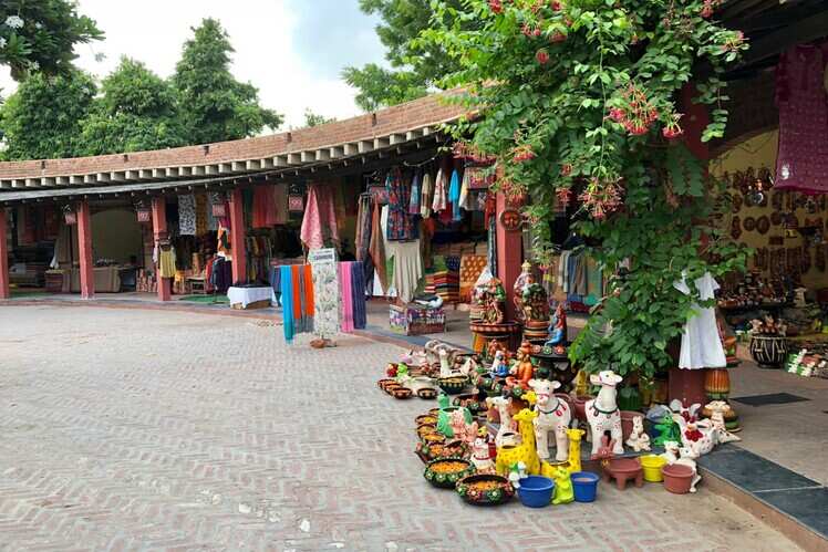 Go on a shopping spree at Delhi Haat