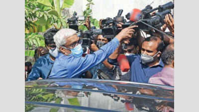 Kerala: After 98 days, Sivasankar walks out