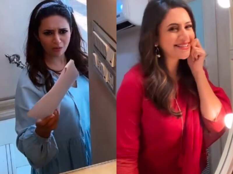 Divyanka Tripathi Dahiya performs on Shehnaaz Gill's funny meme in her vanity van; watch video - Times of India Divyanka Tripathi Dahiya performs on Shehnaaz Gill's funny meme in her vanity van; watch video - Times of India